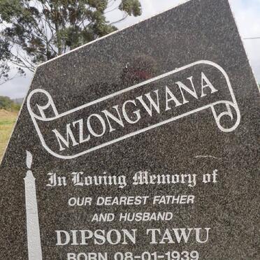 MZONGWANA Dipson Tawu 1939-2002