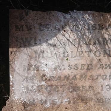 MUGGLETON William James -1922 