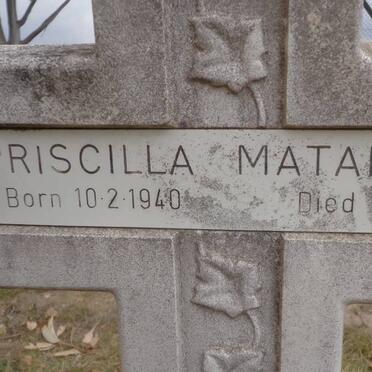 MATAKANA Priscilla 1940-1999