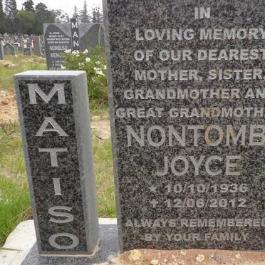 MATISO Nontombi Joyce 1936-2012
