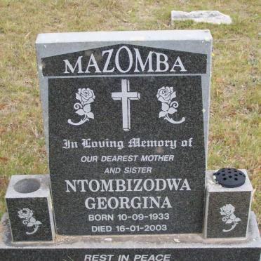 MAZOMBA Ntonbizodwa Georgina 1933-2003