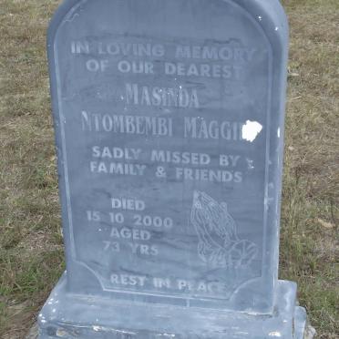 MASINDA Ntombembi Maggie -2000