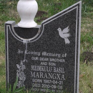 MARANGXA Mzimkulu Basil 1967-2010