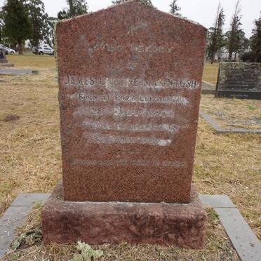 MACINTOSH James Cheyne 1897-1943