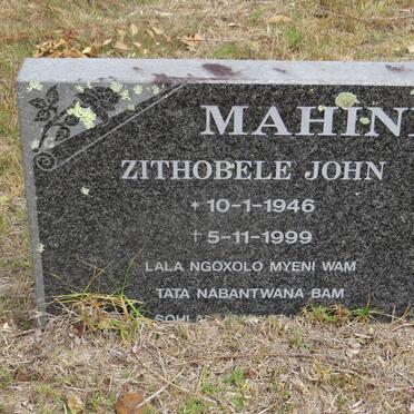 MAHINI Zithobele John