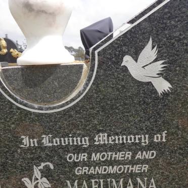MAFUMANA Nonela Regina 1934-2010