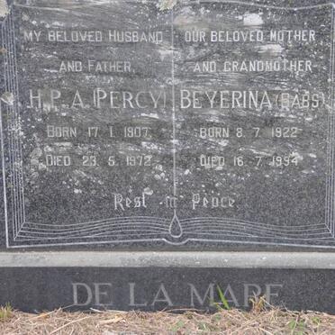 MARE H.P.A., de la 1907-1972 &amp; Beyerina 1922-1994