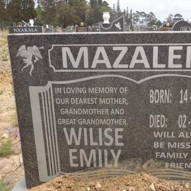 MAZALENI Wilise Emily 1896-2011