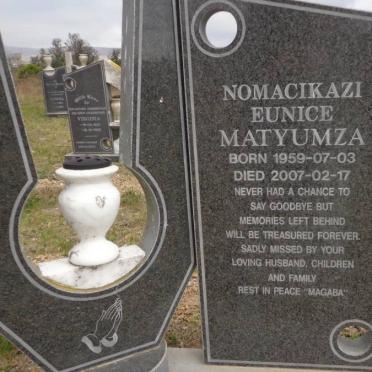 MATYUMZA Nomacikazi Eunice 1959-2007