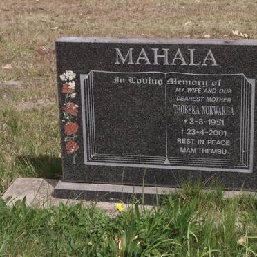 MAHALA Thobeka Nokwakha 1951-2001
