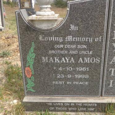 MANYATI Makaya Amos 1961-1998