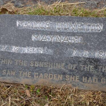 MAYNARD Maude Doveton 1879-1953
