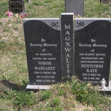 MAGXWALISA Nontombi Kate 1910-1993 :: MAGXWALISA Nobom Margaret 1964-1986