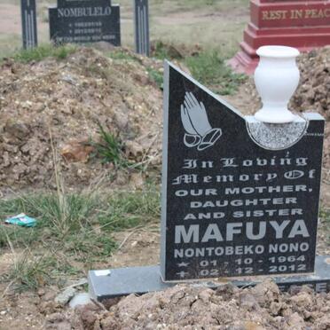 MAFUYA Nontobeko Nono 1964-2012