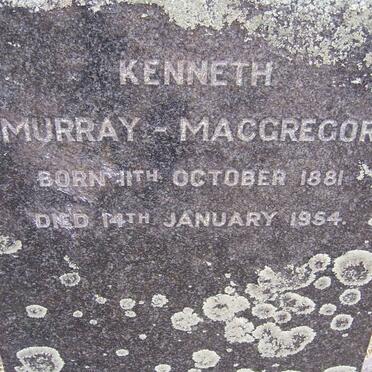 MACGREGOR Kenneth, Murray 1881-1954