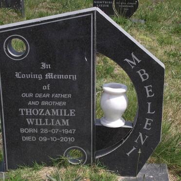 MBELENI Thozamile William 1947-2010