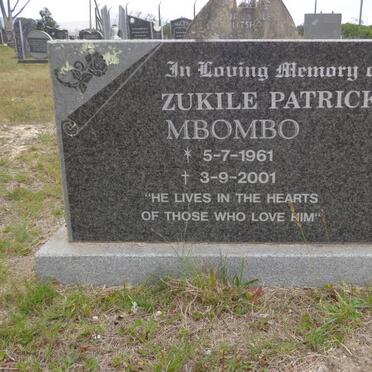 MBOMBO Zukile Patrick 1961-2001