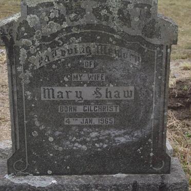 McFARLAND Mary Shaw nee GILCHRIST -1965