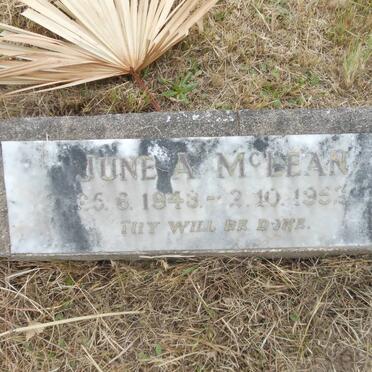 McLEAN June A. 1943-1952