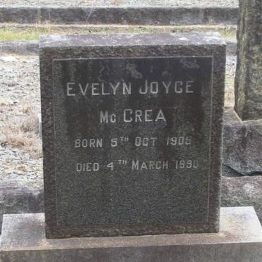 McCREA Evelyn Joyce 1905-1990