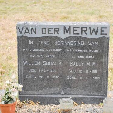 MERWE Willem Schalk, van der 1902-1970 &amp; Sally M.M. 1911-2000