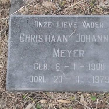 MEYER Christiaan Johannes 1900-1979
