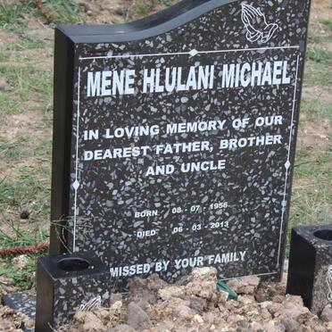 MENE Hlulani Michael 1956-2013