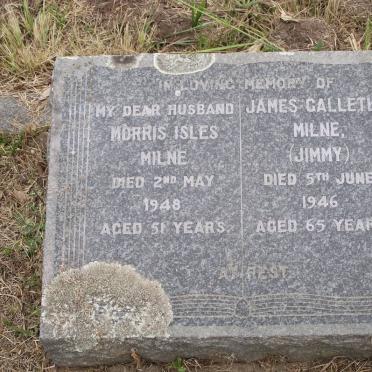 MILNE James Galletly -1946 :: MILNE Morris Isles -1948 