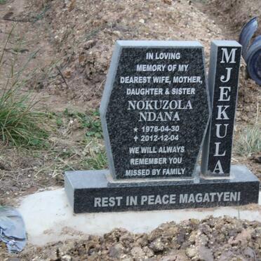 MJEKULA Nokuzola Ndana 1978-2012