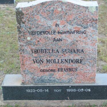 MOLLENDORF Isobella Susara, von nee ERASMUS 1923-1998