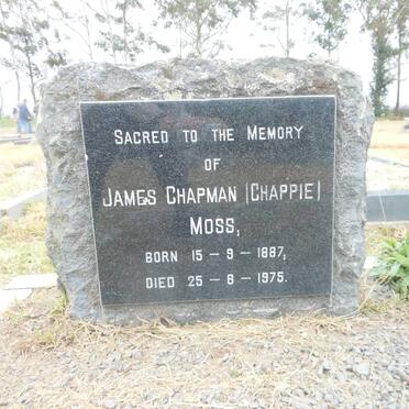 MOSS James Chapman 1887-1975