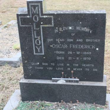 MOLLOY Oscar Frederick 1949-1970
