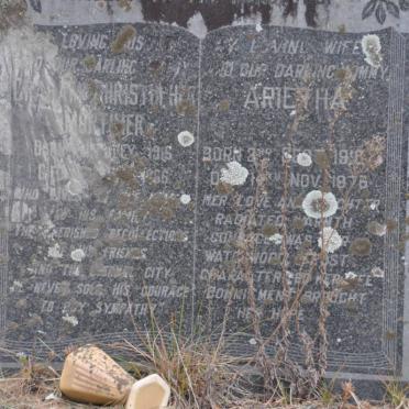 MORTIMER Graham Christopher 1916-1966 &amp; Arietha 1916-1976