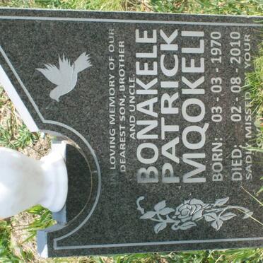 MQOKELI Bonakele Patrick 1970-2010