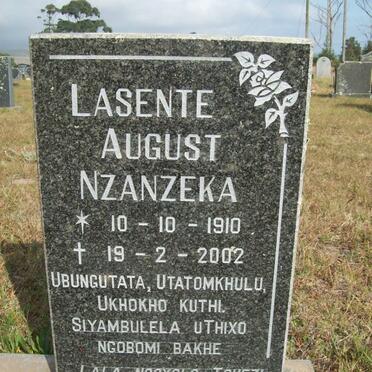 NZANZEKA Lasente August 1910-2002