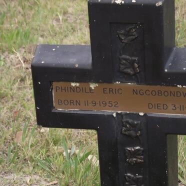 NGCOBONDWANA Phindile Eric 1952-2001