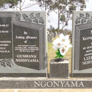 NGONYAMA Gushana 1914-2012 &amp; Lizeka Nopayiti 1914-2004