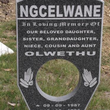 NGCELWANE Olwethu 1987-1996