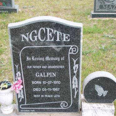 NGCETE Galpin 1910-1967