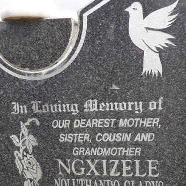 NGXIZELE Noluthando Gladys 1954-2011