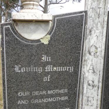 NGQASE Angelina Z. 1909-1998