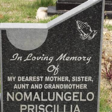 NETJIES Nomalungelo Priscillia 1973-2012