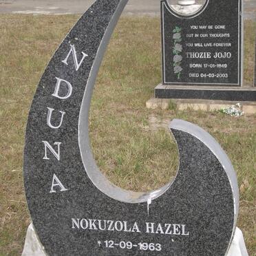 NDUNA Nokuzola Hazel 1963-1986
