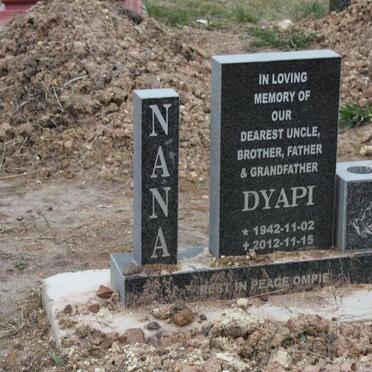 NANA Dyapi 1942-2012