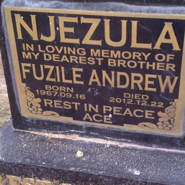 NJEZULA Fuzile Andrew 1967-2012