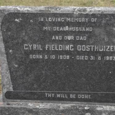 OOSTHUIZEN Cyril Fielding 1909-1963