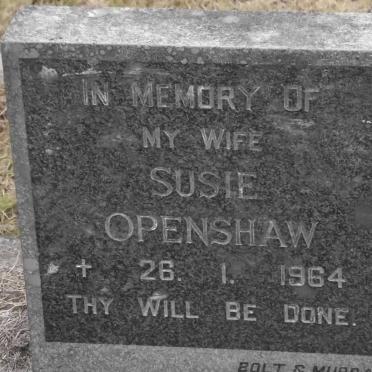 OPENSHAW Susie -1964
