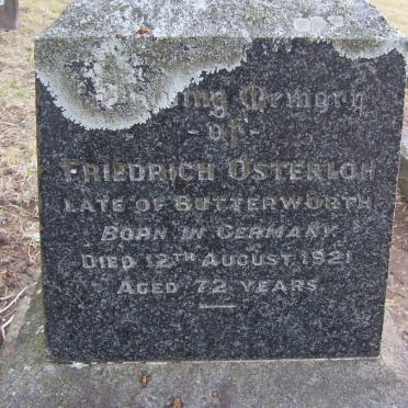OSTERLOH Friedrich -1921 