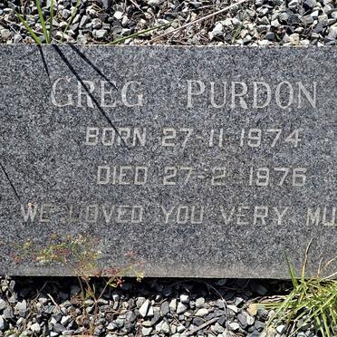PURDON Greg 1974-1976