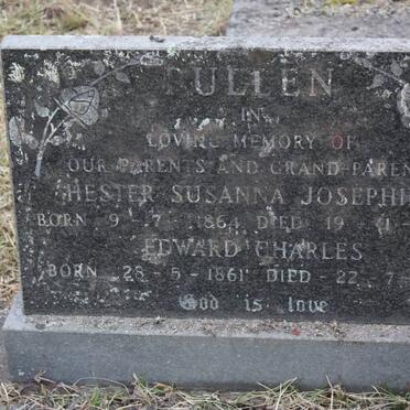 PULLEN Edward Charles 1861-1943 &amp; Hester Susanna Josephine 1864-1940